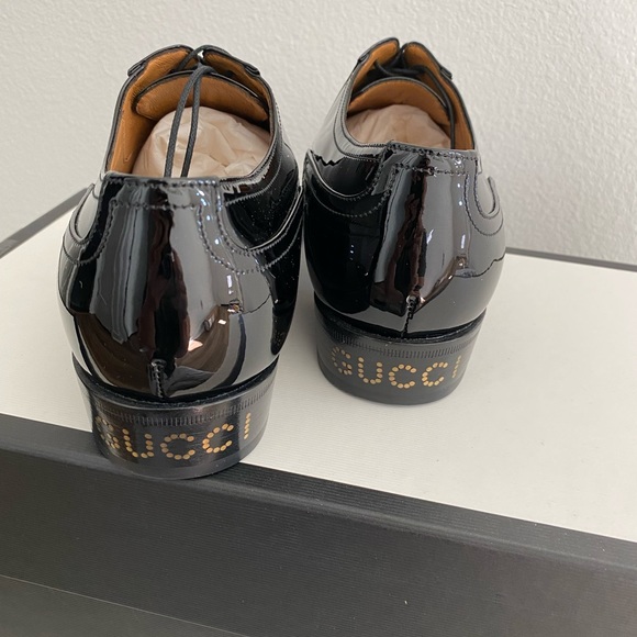 GUCCI Patent Leather Oxfords - Picture 6 of 10